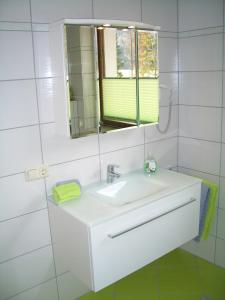 Koupelna v ubytování Haus Alpina