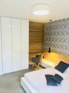 Voodi või voodid majutusasutuse BCAdria apartments toas