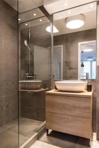 Een badkamer bij BCAdria apartments