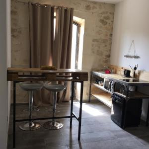 Postel nebo postele na pokoji v ubytování Mas d'Auzières + 27 fotografií