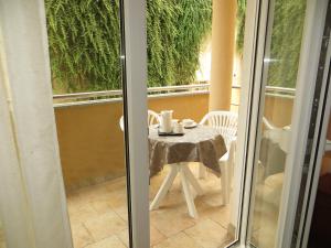 Balkón nebo terasa v ubytování Apartman Mario