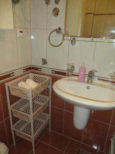 Koupelna v ubytování Apartman Mario