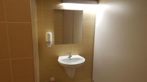 Koupelna v ubytování Camping Pod