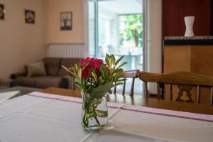 Postel nebo postele na pokoji v ubytování Apartments Palme