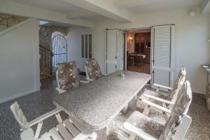 Posezení v ubytování Apartments Palme