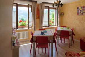 Posezení v ubytování Casa Verde Belluno