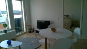TV a/nebo společenská místnost v ubytování Lutakko Apartment with free car parking + 7 fotografií