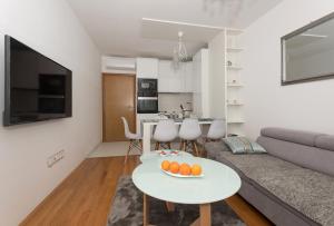 Kuchyň nebo kuchyňský kout v ubytování Apartman Ramljak