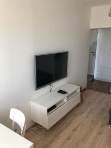 TV a/nebo společenská místnost v ubytování Apartament Przy Skarpie