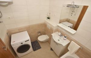 Koupelna v ubytování Apartman Ramljak