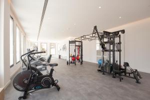 Fitness centrum a/nebo fitness zařízení v ubytování Hotel Bella Playa & Spa