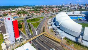 Uma vista aérea de ibis Natal