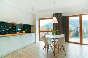 Kuchyňa alebo kuchynka v ubytovaní Apartamenty Willowa