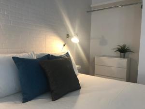 Ein Bett oder Betten in einem Zimmer der Unterkunft Sunrise Creek