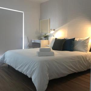 Ein Bett oder Betten in einem Zimmer der Unterkunft Sunrise Creek