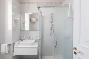 Koupelna v ubytování Hotel Delle Palme