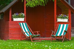 Ein Garten an der Unterkunft Erlebnishof Katthusen