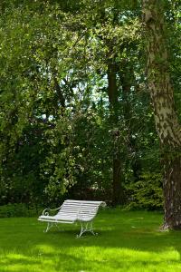 Ein Garten an der Unterkunft Erlebnishof Katthusen