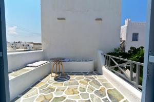 Balkón alebo terasa v ubytovaní Teoria Paros - Matsas Windmill