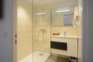Koupelna v ubytování Hôtel A Madonetta