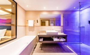 Koupelna v ubytování Hotel Hasslhof