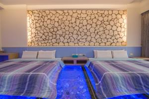 Katil atau katil-katil dalam bilik di Little SkyLark B&B