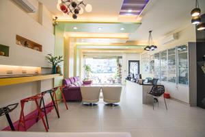 Ruang duduk di Little SkyLark B&B