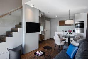 Dapur atau dapur kecil di Hotel Mischun