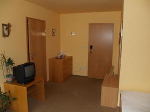 TV a/nebo společenská místnost v ubytování Motel U Krbu