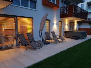 Budynek, w którym mieści się apartament