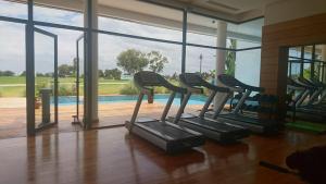 Fitness centrum a/nebo fitness zařízení v ubytování Appartement 9 - Bahia Golf Beach