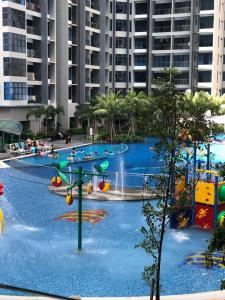 a large water park with a water slide at Atlantis Residence in Melaka +11 photos