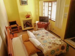 Postel nebo postele na pokoji v ubytování Hotel La Primavera