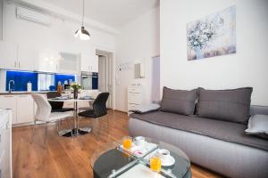 Kuchyň nebo kuchyňský kout v ubytování VisitZagreb Topaz&Sapphire