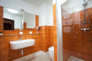 Kúpeľňa v ubytovaní Hotel Słoneczny Młyn