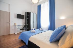 Postel nebo postele na pokoji v ubytování VisitZagreb Topaz&Sapphire