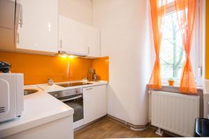 Kuchyň nebo kuchyňský kout v ubytování VisitZagreb Topaz&Sapphire