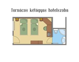 Majutuskoha Geréby Kúria Hotel és Lovasudvar korruse plaan