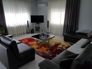 Posezení v ubytování Bourlis Apartments