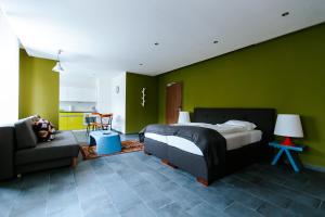 Ένα ή περισσότερα κρεβάτια σε δωμάτιο στο Hotel Mátrix +37 φωτογραφίες
