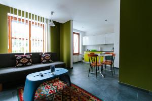Χώρος καθιστικού στο Hotel Mátrix