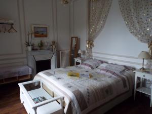 Postel nebo postele na pokoji v ubytování Villa Tranquillité