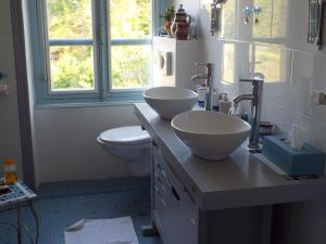 Koupelna v ubytování Villa Tranquillité