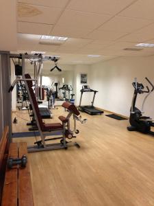 Fitness centrum a/nebo fitness zařízení v ubytování Family & Wellness Hotel Fontana