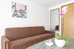 Posezení v ubytování Apartments Crystal
