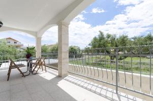 Balkón nebo terasa v ubytování Apartments Crystal