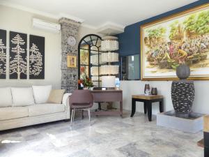 Posezení v ubytování Ananda Resort Seminyak