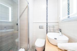 Koupelna v ubytování Apartment Semes