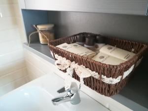 Kúpeľňa v ubytovaní Raviola e Tajarin + 37 fotografií