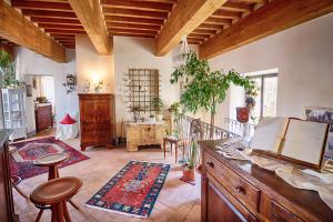 A seating area at B&B Puccini